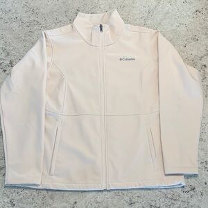 Columbia cream Full-Zip Softshell Jacket